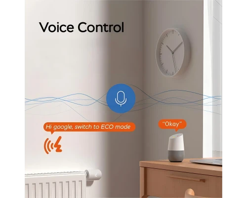 Смарт термоголовка радіаторна Zigbee Smartdust ST-TRV802